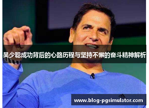 吴少聪成功背后的心路历程与坚持不懈的奋斗精神解析